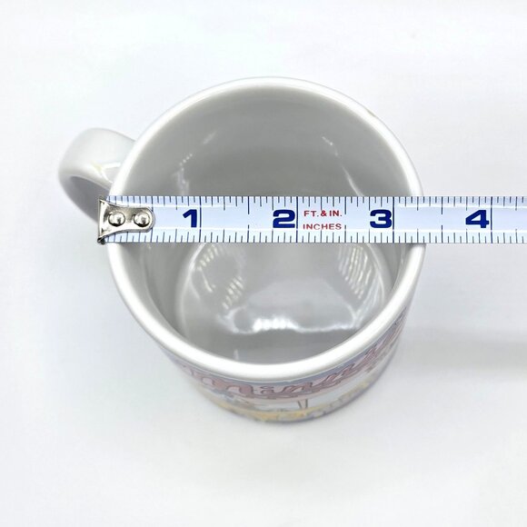 Vintage Walt Disney Minnie's Dinner Mickey Donald Daisy Duck Vtg Cars Coffee Mug - Picture 10 of 10